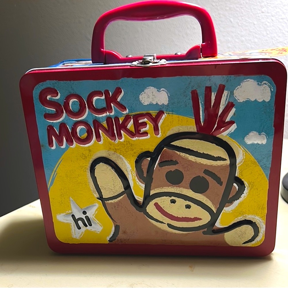 Sock Monkey keepsake box